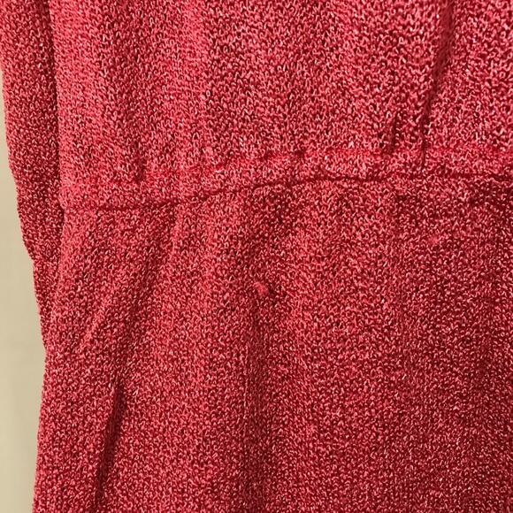 Leslie J Vintage 70s Union Made Coral Pink Mod Style Dress - Picture 3 of 8